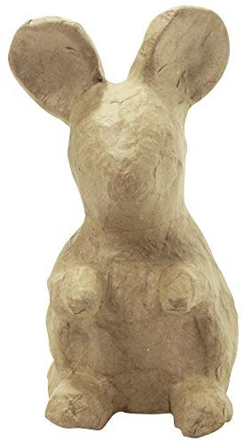 Décopatch AP173C - Figur aus Pappmaché, Ratte, Format XS, 7x6,5x10cm, 1 Stück