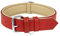 Riparo Echtes Leder Verstellbares Hundehalsband mit Zusätzlicher Verstärkung (XL: 4,5CM Breit für 53,4CM - 63,5CM Hals, Rot)