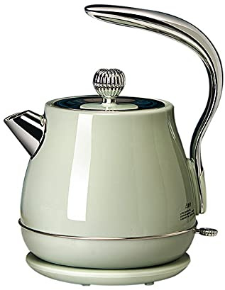 Beckye Electric Kettle Retro,Stainless Steel Liner Bpa Free,Auto Shut of Boil Dry Protection Fast Boiling,1.5l,Green