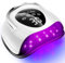 Lampe UV LED 220W pour Vernis à Ongles Gel - 57 Perles, 4 Réglages de Minuterie, Écran Tactile LCD, Capteur Automatique - Professionnelle