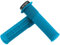DMR Brendog DeathGrip Fahrradgriffe für Mountainbike, MTB, mit Flansch, Hellblau (dick)