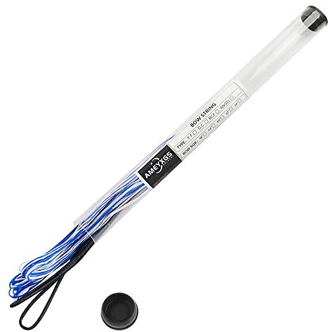 Artudatech 68 Recurvebogen Bogensehne Dacron Handgefertigte Langbogensaiten Blau und weiß