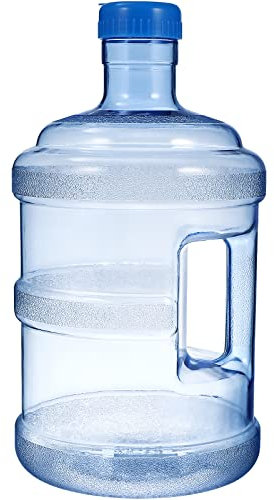 Homoyoyo 5 Liter Reine Wasserflasche Mineralwasserflasche Portable Eimer Auslaufsichere Trinkflasche mit Griff Wasserbehälter Mineralwasserflasche Tragbar Eimer Flasche Bergquellwasser
