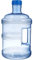 Homoyoyo Bouteille d'eau avec bouchons à vis 5 l capacité Bouteille d'eau minérale vide Bouteille d'eau portable seau avec poignée de transport