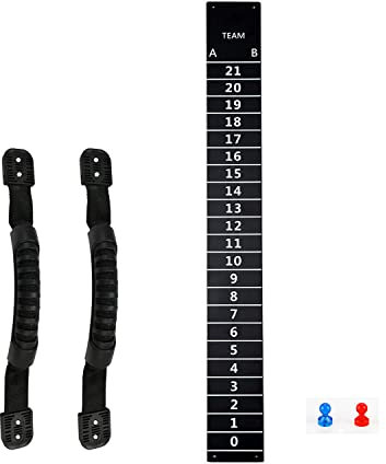 Cornhole Steel Scoreboard with Magnetic Score Keepers with Durable Board Handles