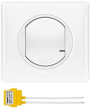 interrupteur - va et vient sans fil - blanc - legrand céliane 067632l