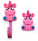 DOJA Barcelona | Mobelknopfe Kinder + Kinderkleiderbügel | 4 Schrankknopfe Kinder und 4 Kinder Wandhaken Einhorn | Kleiderbügel fur Kinderzimmer | Kleiderhaken und Schubladenknöpfe fur Kinderzimmer