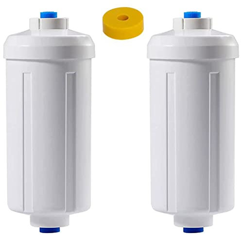 Huining 2PCS Fluorid Und Arsen Wasserfilter Für Wasser Reinigung System Fluorid Wasser Filter Ersatz Wasser Eimer Wasser Filtration System Schwerkraft Wasserfilter Reise fluorid filter
