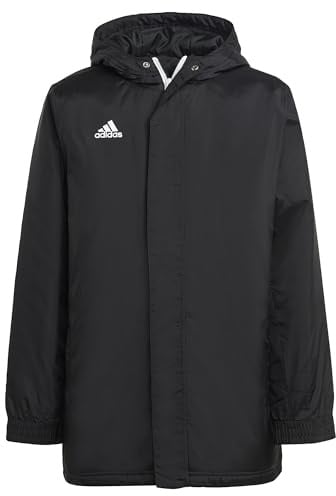 adidas Unisex Kids Entrada 22 Stadium Jacket, Black, 5-6 Years