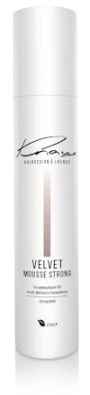 Knaus Hairdesign Ansatzvolumen Velvet Mousse Volumen-Booster - Styling-Schaumfestiger Hitzeschutz – extra Volumen – schützt vor Hitze und Austrocknung 200 ml VEGAN