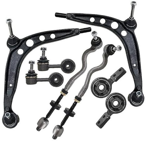 ATEC Germany 2x Querlenker Vorderachse links& rechts, 2x Querlenkerlager Vorderachse 2x Spurstange, 2x Koppelstange Kompatibel mit BMW 3er (E36) Z3 Coupe (E36), Z3 Roadster (E36)