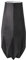 Vase Polygono Colori dunkelgrau 33 cm