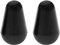 The Lord of the Tools 2pcs Pointe de Commutateur de Micro à 5 Positions pour Guitare Capuchon de l'interrupteur Bouton Compatible avec USA FD Strat/Tele/Stratocaster Guitare Électrique, Noir