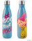 H&H Chiot Graffiti Bouteille Thermique Enfant Gourde en Acier Inoxydable Décorée, L 0,5, Hermétique, Sans BPA, 9025910
