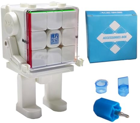 MoYu Cubing Klassenzimmer MFJS RS3M V5 MagLev Kugelkern 3x3x3 Würfel 2023 Neueste Würfel Twist Puzzle Würfel Spielzeug Aufkleber Less MagLev Ball-Kern Magic Tuch Version Würfel Roboter