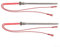 10 x 150 mm 230 V 300 W Heizstab-Ersatz-Heißrod-Zündkerzen-Set, Glühzünder-Set für Nemaxx und Pelletöfen mit 10 mm Durchmesser (2 Stück)