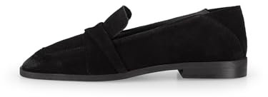 FELMINI - Anita C684 - Women's Slip-ON Shoe, Black Suede -39 EU Size