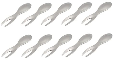 Corn Holders, Corn Holders Stainless Steel BBQ Grill Corn on Cob Skewers Picnic Fruit Forks Sticks 10PCS, Corn Forks