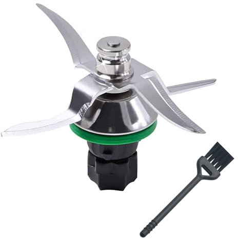 HAPPOW Lame de rechange pour Vorwerk Thermomix TM5 TM6, TM5 Couteau en Acier Inoxydable avec 1 Brosse de Nettoyage Couteau Accessoire pour ThermoMix TM5 TM6 pour votre robot de cuisine