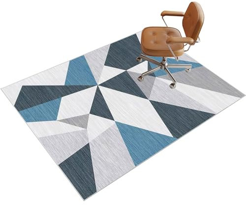 Tappeto Sedia Ufficio, Tappeto Sedia Gaming Antiscivolo, Ufficio Protettore del Pavimento, Tappeto per Sedia con Ruote per Casa e Ufficio, Tappetino Pavimenti per Pavimenti Duri 70 x 100 cm