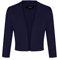 LADI TREND Cropped Cardigans for Women 3/4 Sleeve Open Front Cute Bolero Knit Sweater (Darkblue M)