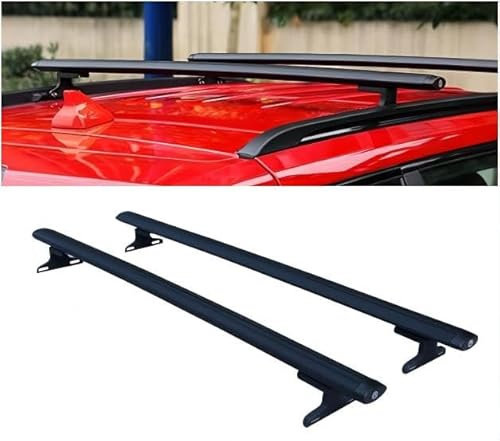 YPZJXQXQ 2 Stück Dachträger für Jeep Compass 2017 2018 2019 2020 2021, Relingträger, Fahrradträger, Dachboxen, Skihalter Tragkraft 75 kg