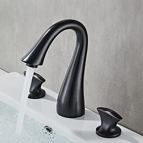 Robinets de salle de bain pour lavabo 3 trous, robinet de lavabo mélangeur chaud-froid en laiton, robinets de lavabo à trois trous, robinet de lavabo de salle de bain, robinets de lavabo à 3 trous, ro