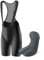 ROCKBROS Pantaloncini Bici Estivi, Pantaloncini Ciclismo con Bretelle, Salopette Ciclismo Uomo, Imbottitura 4D, Pantaloni Corti Traspiranti, Abbigliamento con Trasche per MTB, Bici da Strada