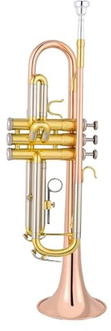 Trompete Für Einsteiger Professionelle Prüfung Lackierter Goldkorpus Phosphorbronze-Trompete