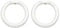 Qyrugcxs 2pcs FC8T9/CW Circular Fluorescent Light Bulb,8Inch Round T9 22W Circline Bulbs Replacement for Circle Ceiling Fixture