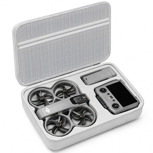 Wewelove Tasche für DJI Avata 360 Fly More Combo, Hartschalen Koffer mit RC 2 Fernbedienung, 3 Akkus & Ladehub, Stoßfest Wasserabweisend Drohnentasche für Outdoor Reisen