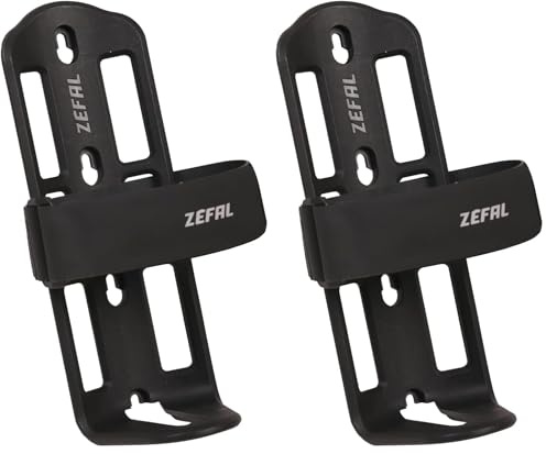 ZEFAL Adventure Cage Flaschenhalter Schwarz Einheitsgröße (Packung mit 2)