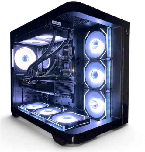 ZeroLag Gaming PC - AMD Ryzen 7 9800X3D, Nvidia RTX 5070, 32GB DDR5 RAM, 1TB NVMe SSD, 750W 80+ PSU, Wi-Fi 6E/Bluetooth, Windows 11 Pro, Curve ARGB Case with USB-C