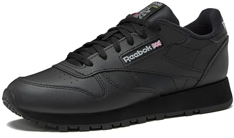 Reebok Classic Leather Jungen Sneaker , Schwarz, 33 EU
