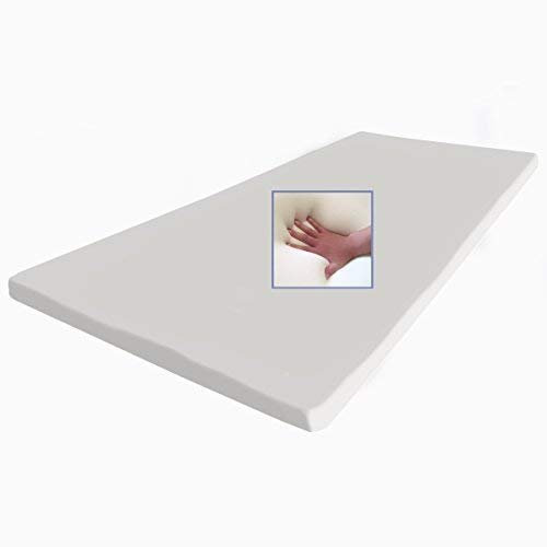 Gel/Gelschaum Matratzenauflage Memory Foam Höhe 5 cm Matratzen Topper weiche Auflage für Matratze Memory Schaum Gelauflage Geltopper Alternative Wasserbett (90x200 cm)