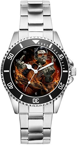 Zombie Gitarren Geschenk Artikel Idee Fan Uhr 1774