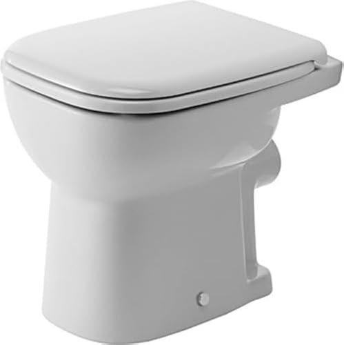 Duravit Stand-WC D-Code 480 mm Flachspüler,Abgang waagrecht,weiß,HYG, 2109092000