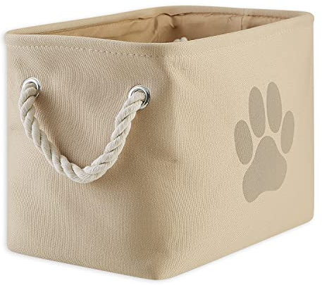 Bone Dry Zusammenklappbarer Mülleimer, klein, rechteckig, Taupe