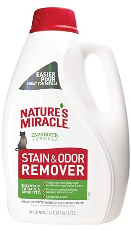 Nature's Miracle Stain and Odor Remover Cat, Odor Control Formula, Pour