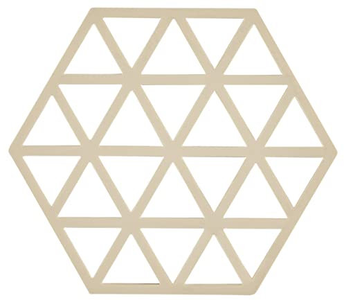 Zone Denmark Triangles Topfuntersetzer/Untersetzer für Töpfe, Silikon, 16 x 14 cm, birkenfarbig