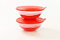 TUPPERWARE Eleganzia 600 ml rot (2) Schüssel Servierschale Schale
