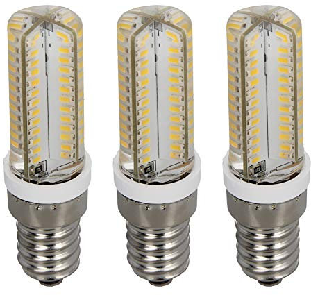 Othmro 3Unidades Bombilla Led Microondas, 5W, Voltaje 220-240, Temperatura de color 2700K, E14 Bombillas de Horno, Lámpara de Microondas, Bombilla Nevera para Cocina, Salón, Habitación