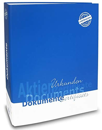 SAFE 4002 Dokumenten Ordner Familie DIN A4 + 50 Hüllen Nr. 5481-4 Ringmechanik - Für alle Verträge & Diplome & Teilnahmebescheinigungen & Pässe & Siegerurkunden (+5481)