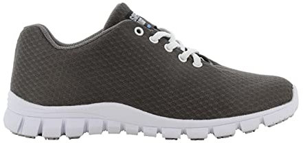 SAFETY JOGGER Chaussures de Travail Taille 44 EU Légères - Kassie - Baskets de Sécurité Antidérapantes pour Homme et Femme - Idéales pour l'Hôpital, la Cuisine et Nettoyage, Gris