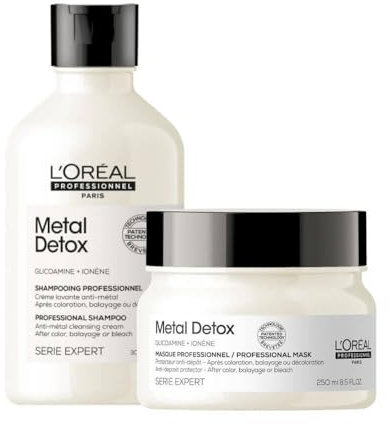 L'Oréal Professionnel Metallentgiftungs- und Schutzroutine, Ammoniakfrei, Creme, 300 ml, 1 Stück, für alle Haarfarben, auch für hellblond und hellbraun