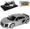 NEW A*u*d*i R8 V10 Plus Coupe Silber neuestes Modell 2. Generation ab 2015 1/18 Modell Auto