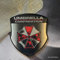 HHF-1 Umbrella Corporation Resident Evil Metall Auto Aufkleber Abzeichen Emblem Schild Alu (schwarz)