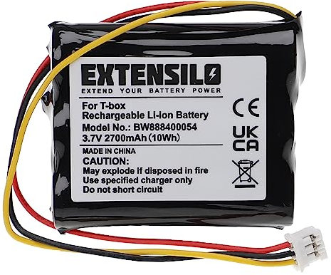 EXTENSILO Akku kompatibel mit Tonies Toniebox Hörspielbox (2700mAh, 3,7V, Li-Ion)