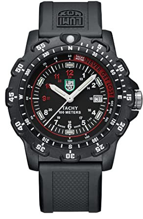 Luminox - G Kollektion Never Get Lost - Herren Uhr - Hergestellt in der Schweiz 45mm - X2.2421 - Taucheruhr in Schwarz mit Datumsanzeige - 100m Wasserdicht - Herrenuhr