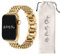 My Pretty Strap- Compatible Apple Watch Band - Stainless Steel iWatch Strap for Women - Series 1-10, SE & Ultra (38MM / 40MM / 41MM, Gold) - Mermaid
